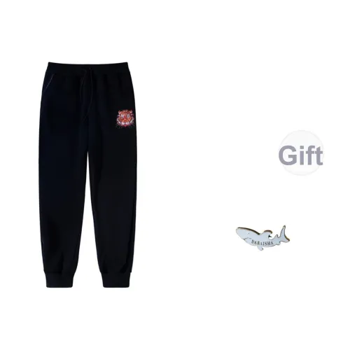 DABAISHA Повседневные брюки Мужские Черные