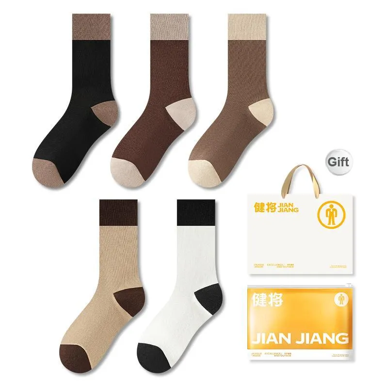 Master Mid Calf Socks Women's Shopping Bag 5 Pack-0