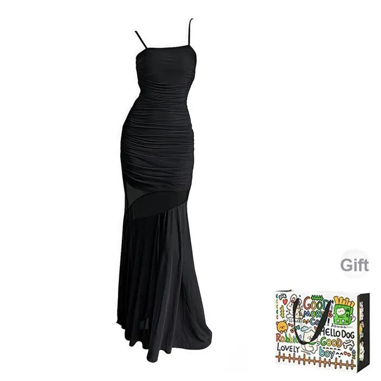 OURUOKE Slip Dresses Women's-7