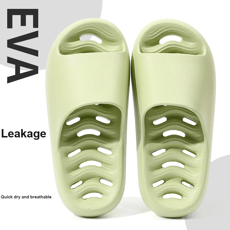 Foot Recreation Summer Comfortable Quiet Fishbone Slip Resistant Odor Resistant Comfortable Home Slippers-7