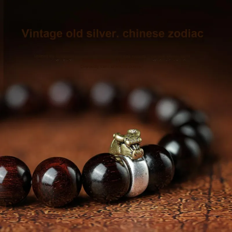 FANGYUANXIAOFU Rosewood Bracelets Unisex-2