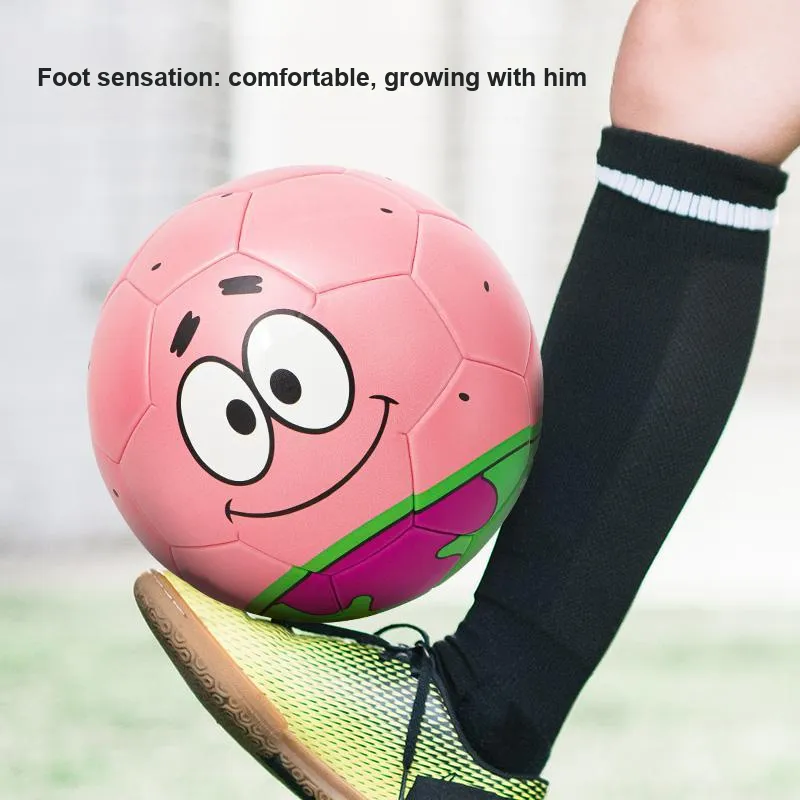 Kuangmi SpongeBob SquarePants Collection Size 5 Soccer PU Seamless Thermal bonding Unisex Pink-14