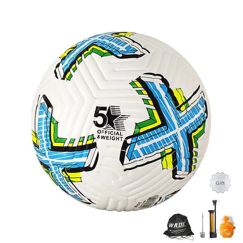 WADE Size 5 Ball Soccer PU Seamless Thermal bonding Unisex-0