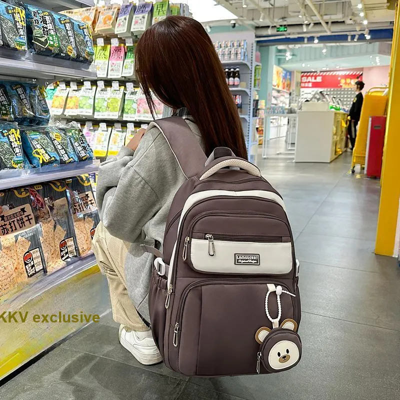 KINMAC Nylon Backpack Regular Unisex Multicolor-2