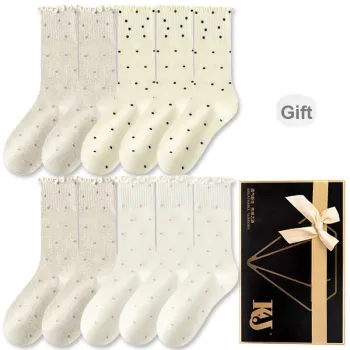 KJ Mid Calf Socks Women's Box 10 Pack