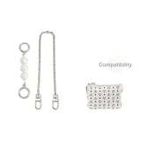 (White Lily) Pearl+Decorative Chain Set