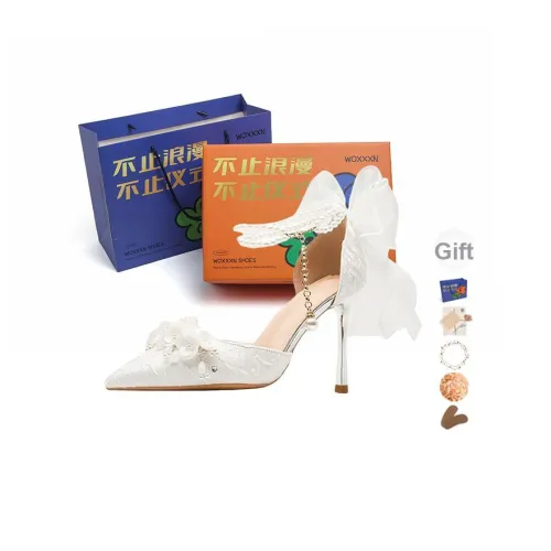 WOXXXN Узкий каблук Высокие каблуки Женские Белые