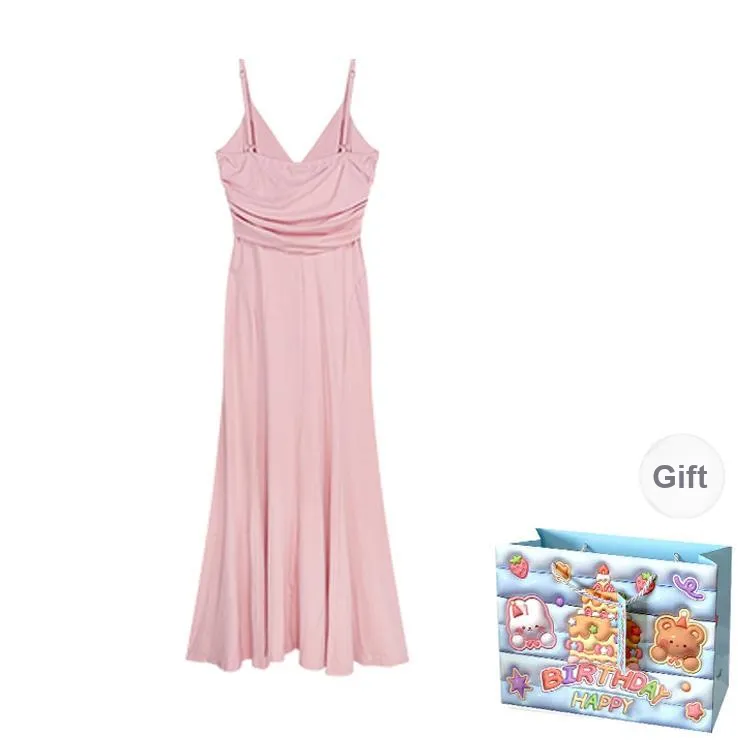 REMOULD Slip Dresses Women's Pink Dress Shopping Bag-1