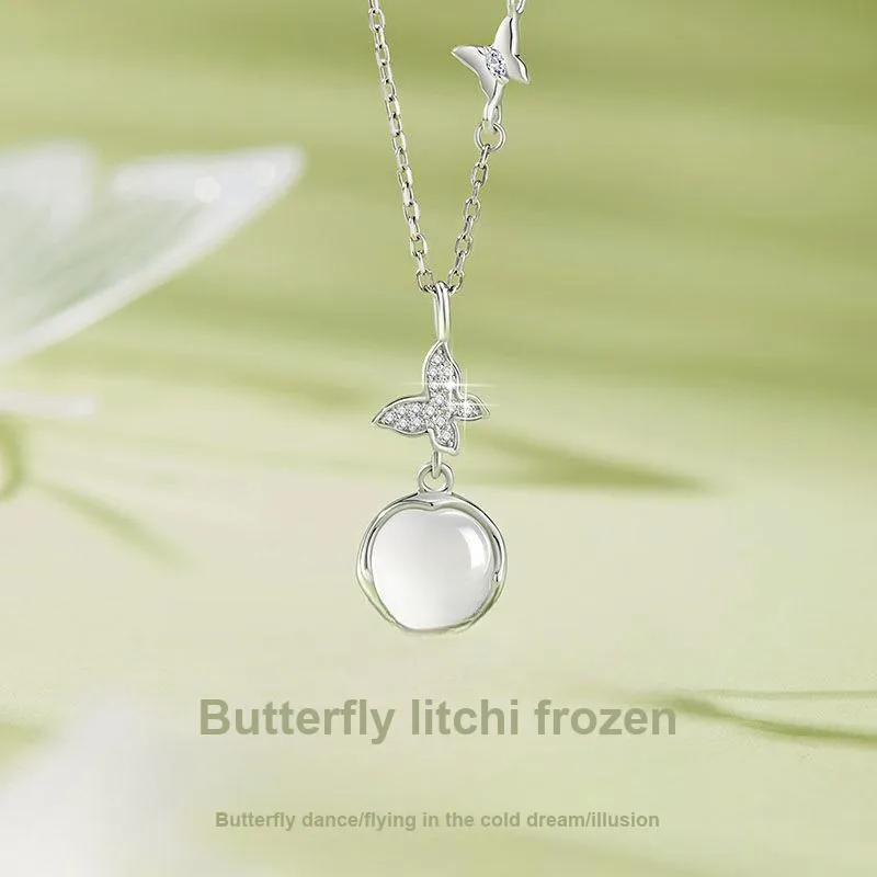 GIFU Chalcedony Jade Necklaces Women's-2
