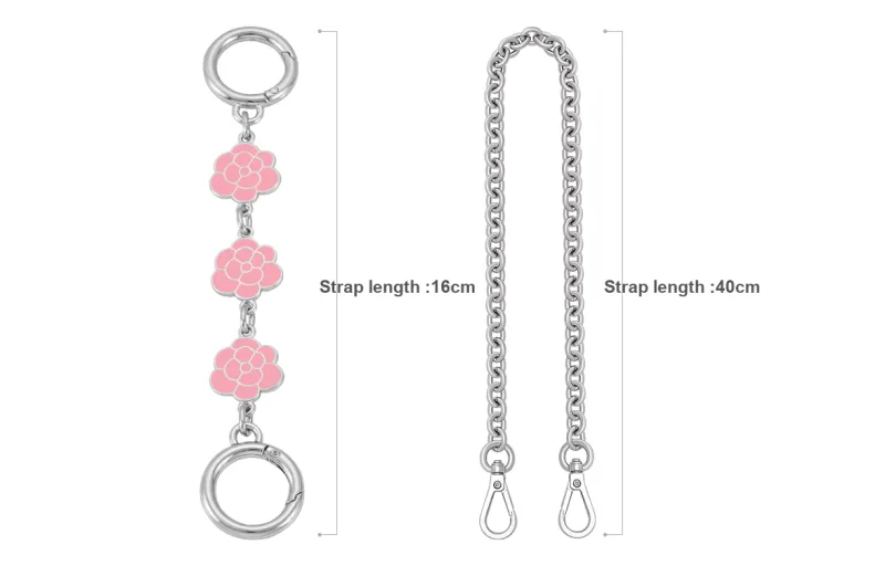 Lan Bao Fan Metal Alloy Bag Strap Women's Multicolor-6