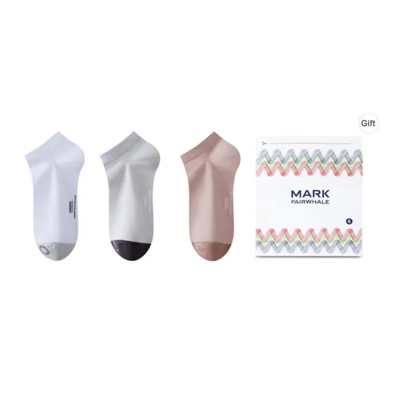 FAIRWHALE Ankle Socks Unisex Box Of 3 Pairs-6