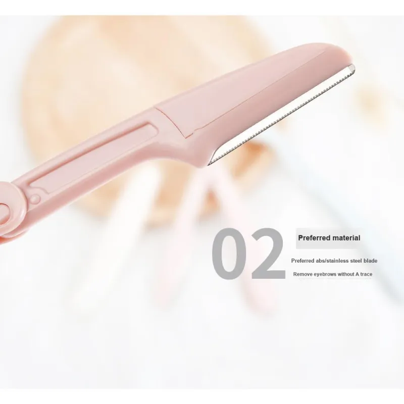 JIANYINGSHU Close Up Protective Net Foldable Imported Eyebrow Razor-1