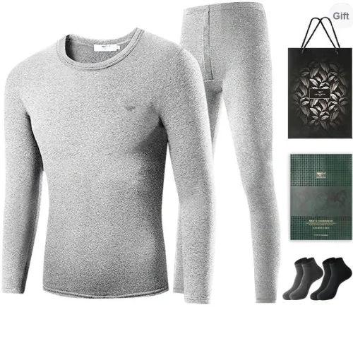 SEPTWOLVES Thermal Set Men's Gift Box Set+Shopping Bag