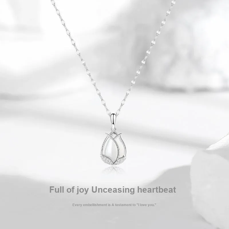 JUICY GRAPE Chalcedony Jade Necklaces Women's-1