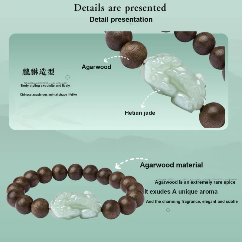 LAOMIAO Hetian Jade Bracelets Green Jade Women's-18