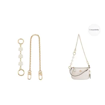 Luxury Care Artisan Workshop Metal Extension Chain Bag Shoulder Strap Women's Gold-Tone