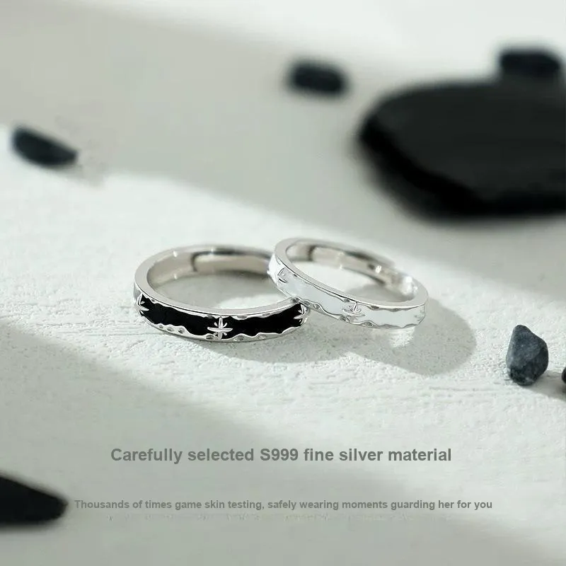 VOCK 999 Fine Silver Rings Unisex-2