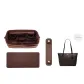 Dark Brown Shoulder Pads+City30 Liner Brown+Bottom Pad