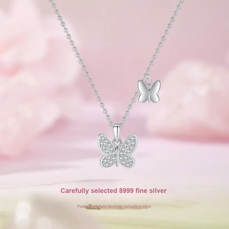 MISS TOOYA S999 Fine Silver Necklaces Women's-2