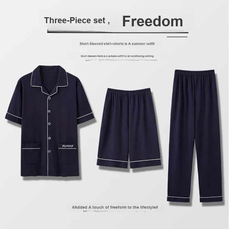Mulong family Men Pajama Sets-2