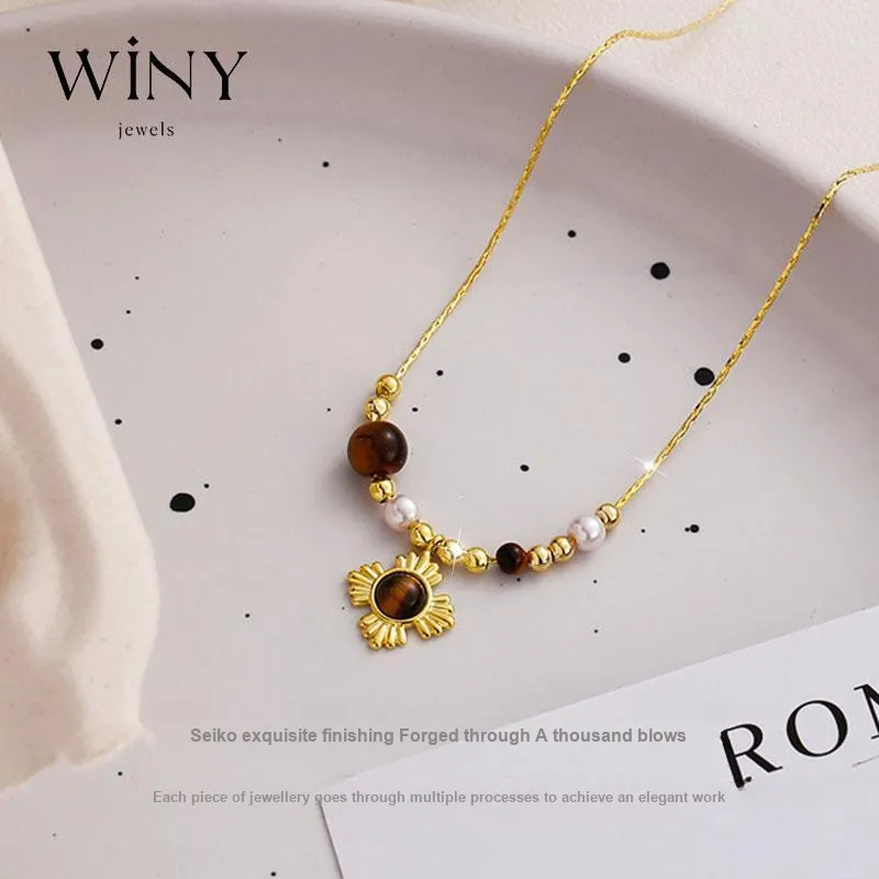 WINY S925 Silver Necklaces Women's-2