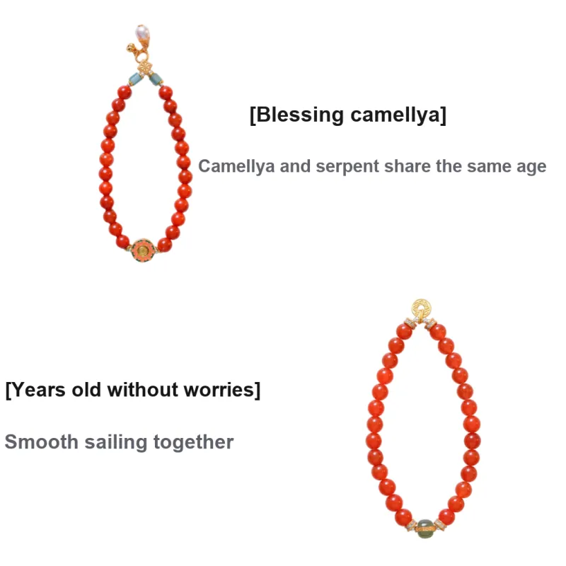Amy's Garden Southern Red Agate Bracelets Women's-1