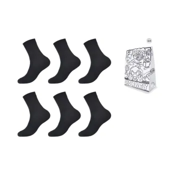 FireMonkey Mid Calf Socks Unisex Shopping Bag 6 Pack