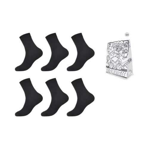 FireMonkey Mid Calf Socks Unisex Shopping Bag 6 Pack