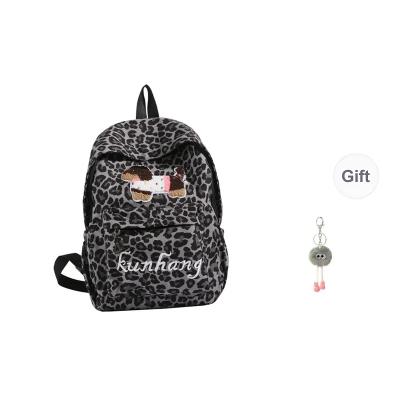 KAMLUI Nylon Backpack Unisex White/Black/Green/Brown-8