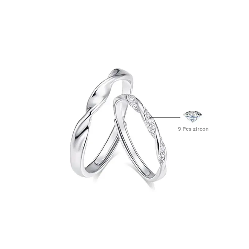 KING TAI SANG Sterling Silver Rings Unisex-0