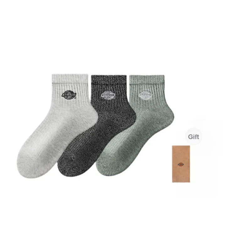 Dickies Everyday Minimalist Style Comfortable Moisture-Wicking Breathable Fall And Winter Ankle Socks Unisex-0