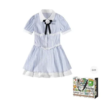 HAPG Short Sleeved Dress Women's Blue
