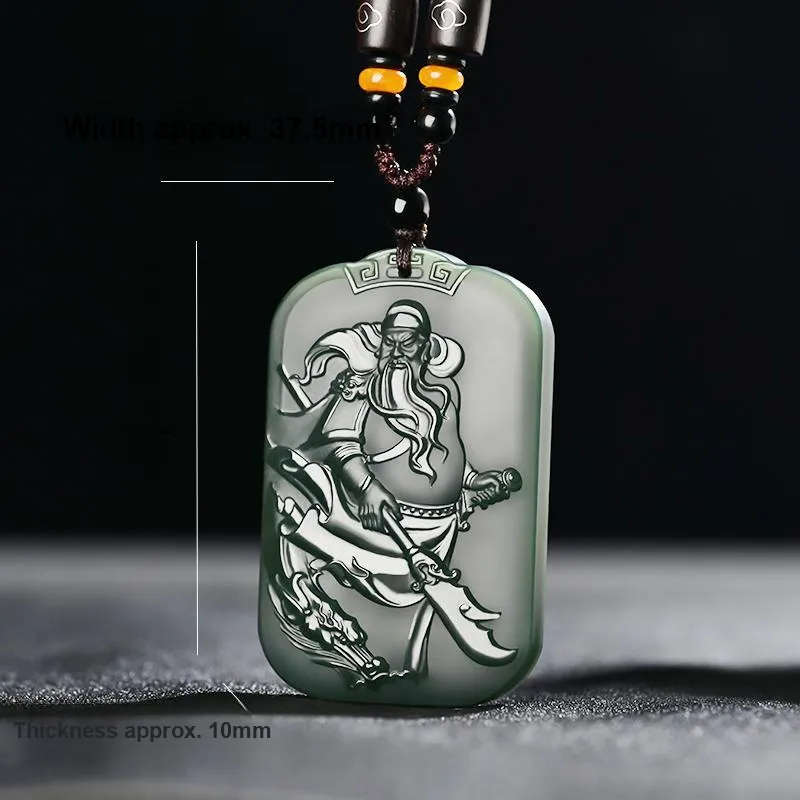 KUNYUYAO Hetian Jade Pendants Green Jade Unisex-9