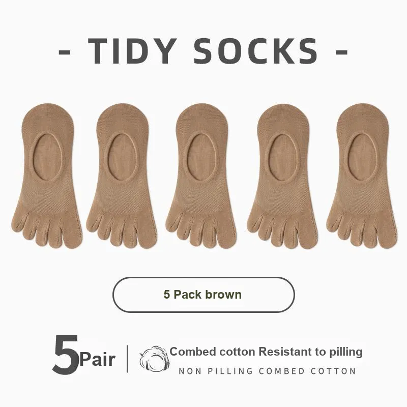 ROBINHOOD No Show Socks Women's 5 Pack-22