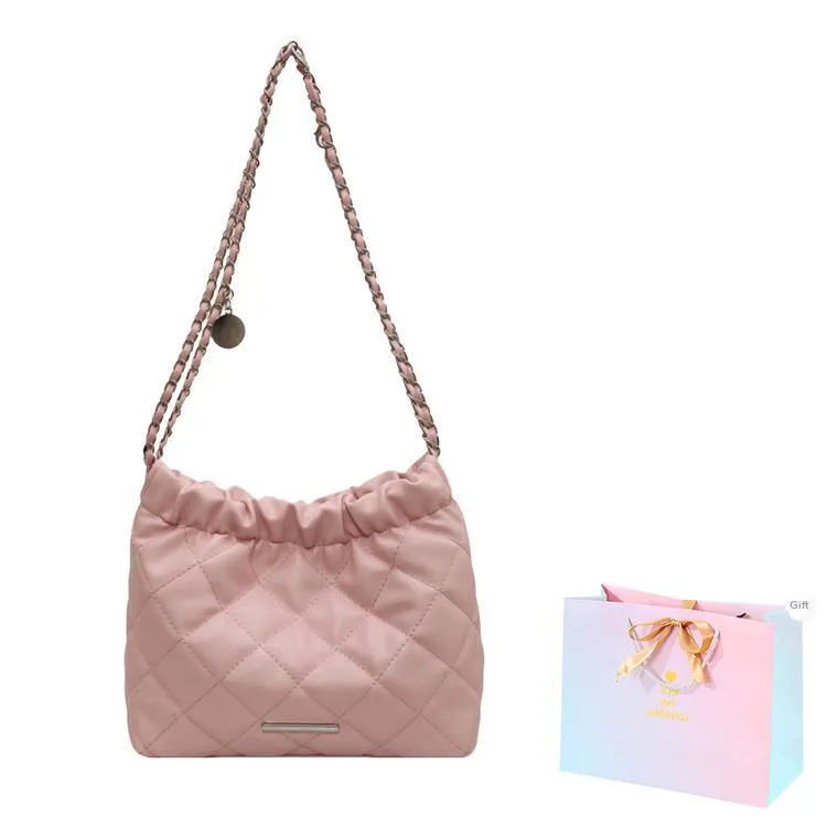 SUPERCUTE PU Tote Bag Shopping Bag Crossbody Bag Shoulder Bag Women's Silver/White/Black/Pink-18