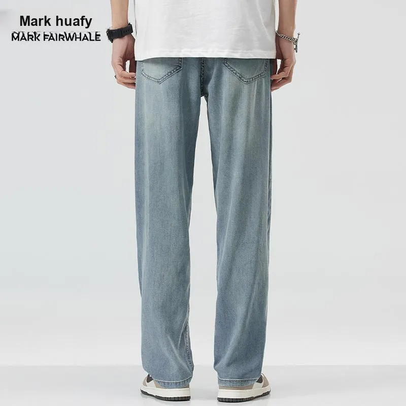 FAIRWHALE Jeans Unisex Vintage Blue-2