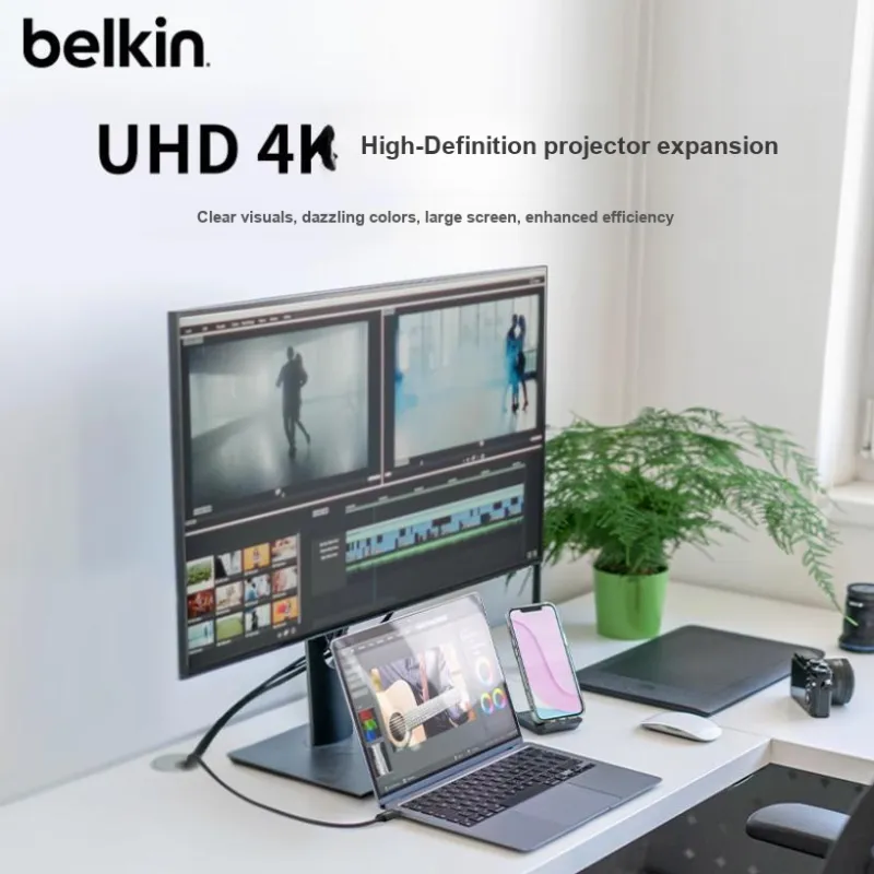 BELKIN INZ004 Thunderbolt Connector High-Speed Transmission 240W High Power Cables-2