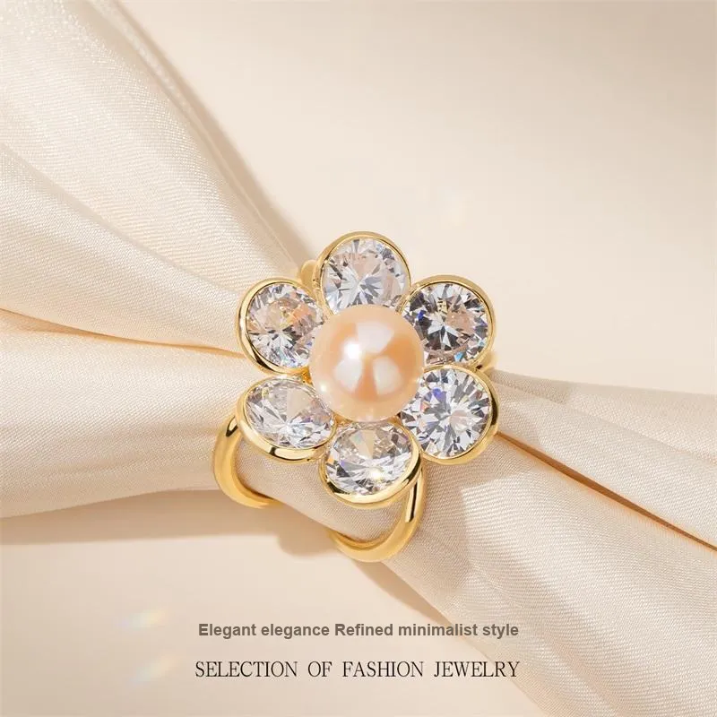 Mofei Freshwater Pearl Brooches Women's-1