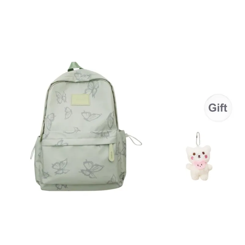 KAMLUI Nylon Backpack Regular Unisex Ecru/Gray/Black/Green-20