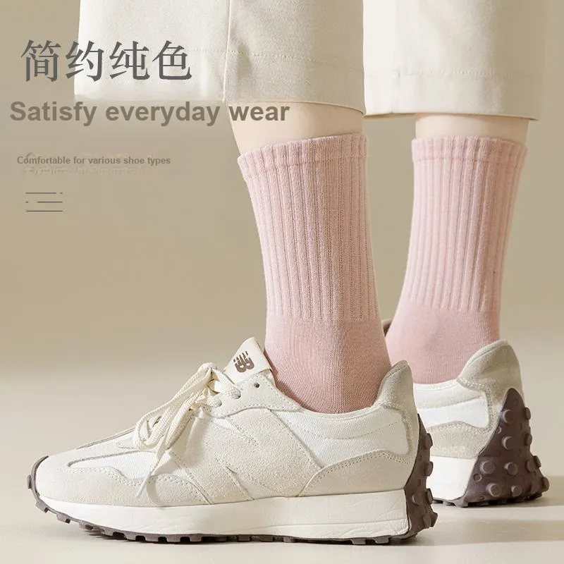 Lan Miao Mid Calf Socks Women's 7 Pack-12