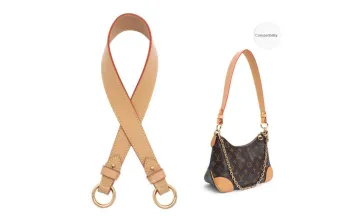 Lan Bao Fan Cow Leather Strap, Sold Individually Accessories Underarm Bag Accessory Women's Beeswax Color