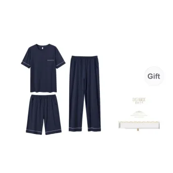 XIA.WA.ZHI.XIU Pajama Set Men's Three Piece Set