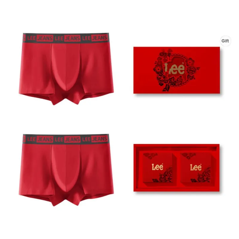 Lee Underpants Men's Combo Set Zodiac Year Red-49