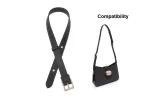 [Black Strap Extender]Approx. 60cm