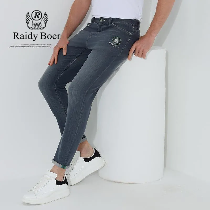 Raidy Boer Jeans Men Gray-4