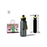 Cool Black-730ml[Dual-Lid Design-Can Hold 100℃ Hot Water]