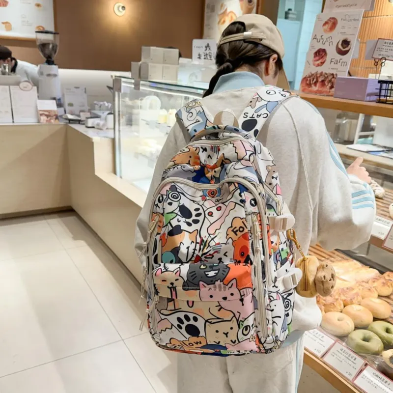 WICKBUEN Nylon Backpack Unisex Multicolor-20