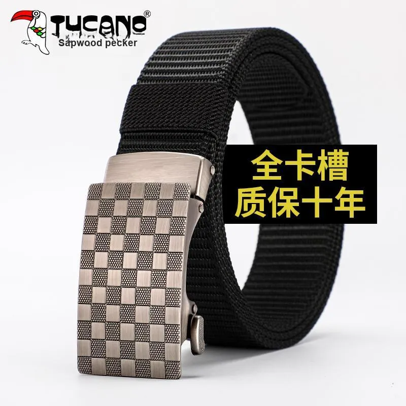TUCANO Fabric Leather Belts Unisex 3.5cm-13