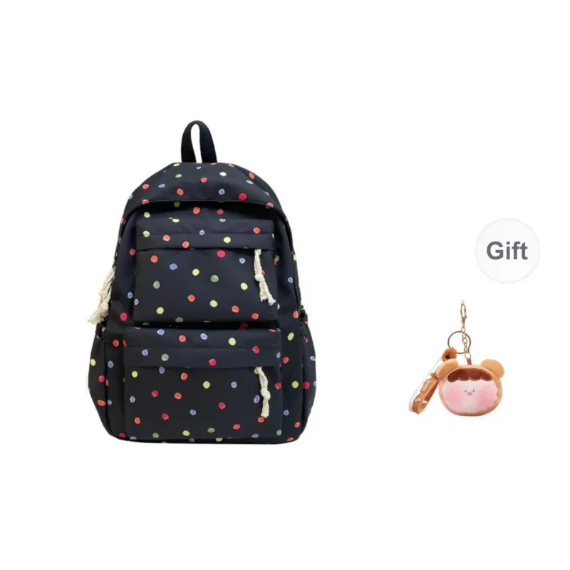 KAMLUI Nylon Backpack Regular Unisex White Floral/White Green Floral/Black Floral/Black White Floral/Yellow/Green-11