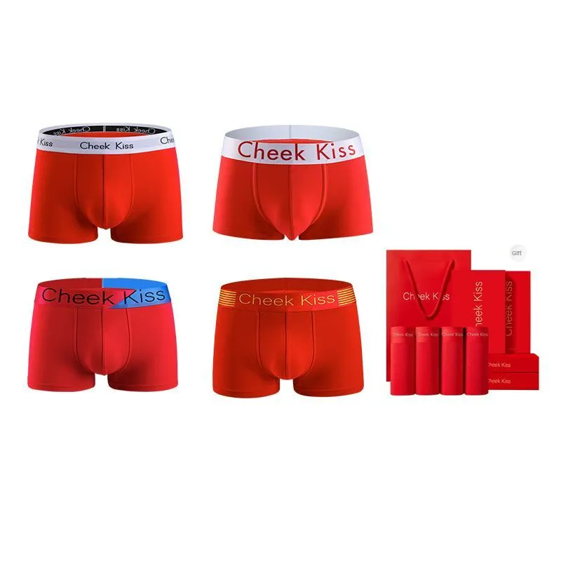 Cheekkiss Underwear Gift Box Men's 2 Pack Red-10